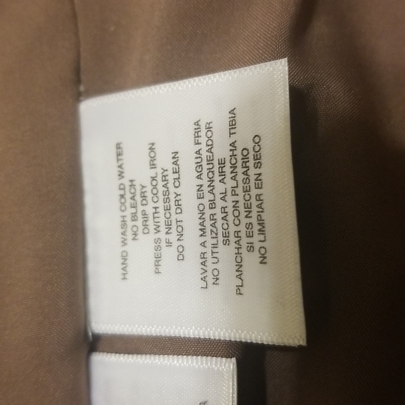 Mocha and Brown Anne Klein Sleeveless Dress - Picture 8 of 9